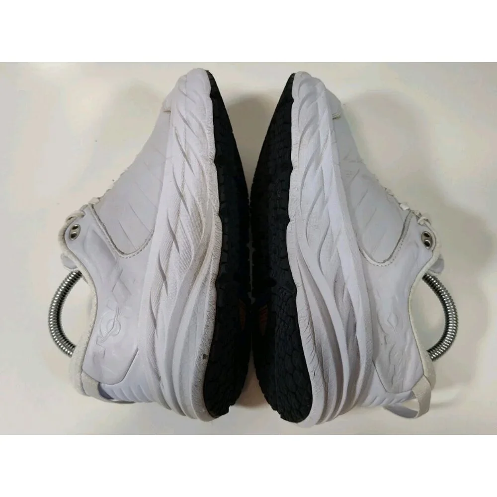 Hoka One One Bondi SR Slip Resistant Shoes Womens 9 White Leather 1110521 Flawed - Picture 7 of 12